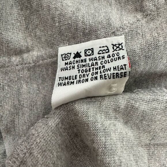 Mini Boden Girls size 11-12 year Gray Dress Short Sleeve Holes - Picture 9 of 9